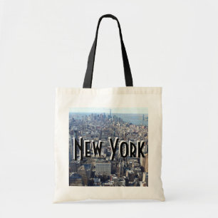New York Tote Bag - Schwarz Tragetasche