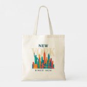 New York Tote Bag Tragetasche (Rückseite)