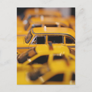 New York Toy Taxis Postkarte