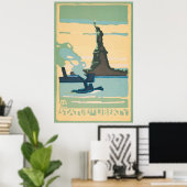 New York Travel 2 Poster (Heimbüro)