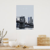 New York Travel Artwork Poster (Küche)