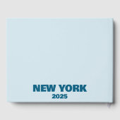 New York travel coffee table book Gästebuch (Rückseite)