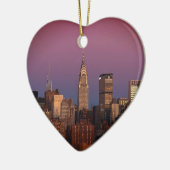 New York Travel Manhattan Empire State Gebäude Keramik Ornament (Links)