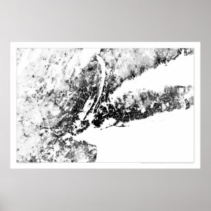 New York Tri-Staat Census Dotmap Poster