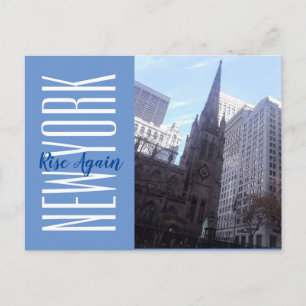 New York Trinity Place Postkarte