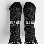 New York Typografie Socken (Oben)