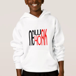 New York Typografy Cool T-Shirt Hoodie