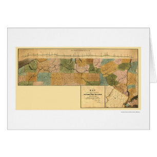 New- York u. Erie-Eisenbahn-Karte 1834