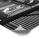 New York und Central Park Black & White Poster (Ecke)