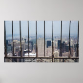 New York und Central Park vom Empire State Bldg. Poster (Vorne)
