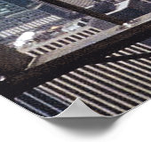 New York und Central Park vom Empire State Bldg. Poster (Ecke)