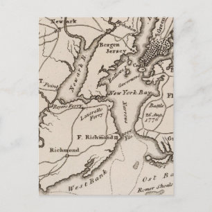 New York und New Jersey Region Postkarte
