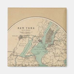 New York und seine Umgebungen Magnet