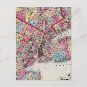 New York und Umgebung Postkarte