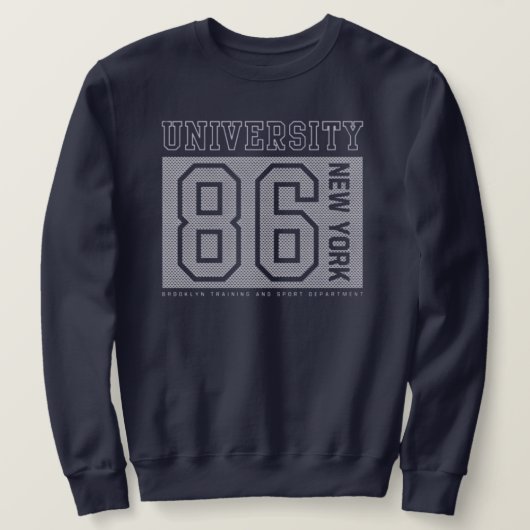 New York University athletic sports Sweatshirt (Design vorne)