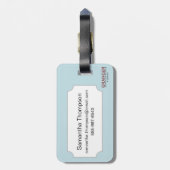 New York: Untergrundbahn Map, 1940 Gepäckanhänger (Rückseite vertikal)