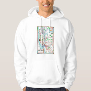New York: Untergrundbahn Map, 1940 Hoodie