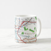 New York: Untergrundbahn Map, 1940 Kaffeetasse (VorderseiteRechts)