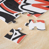 New York urban: Aufkleberpatchwork. Puzzle (Seite)