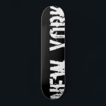 New York - Urban Style - Skateboard<br><div class="desc">Schwarz-Weiß-Design im urbanen Stil</div>