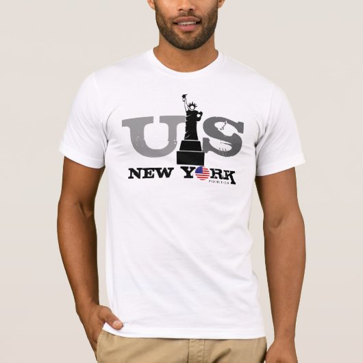 New York US Liberty Statue T - Shirt (Vorderseite)