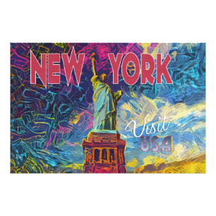 New York, USA besuchen Fotodruck