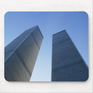 New York, USA. Blick auf Zwillingstürme der Mousepad