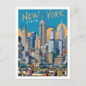 New York USA Famous Travel Place Postkarte (Vorderseite)