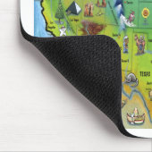 New York USA Map Mousepad (Ecke)