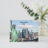 New York usa - Postkarte (Stehend Vorderseite)