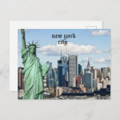 New York usa - Postkarte  (Vorne/Hinten)