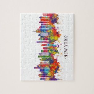 New York USA Skyline Puzzle