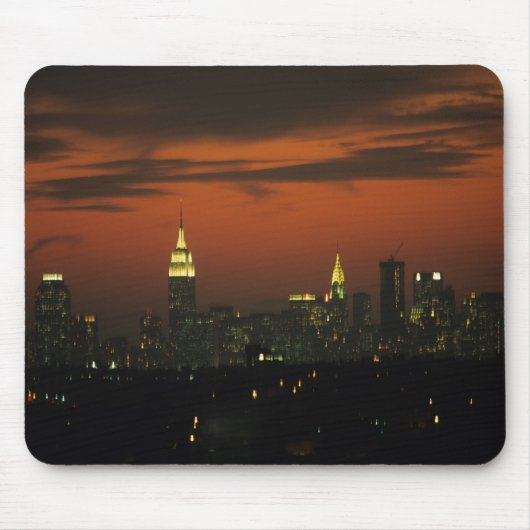 New York, USA. Skyline von Manhattan 2 Mousepad (Vorne)