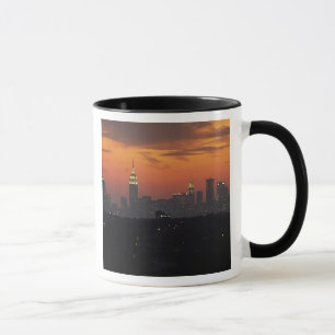 New York, USA. Skyline von Uptown Manhattan Tasse