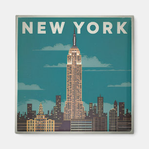 New York USA Vintag Magnet