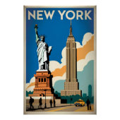 New York USA Vintag Poster (Vorderseite)