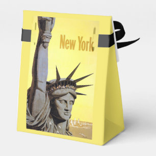 New York USA Vintage Reisegeschenk Schachtel Geschenkschachtel