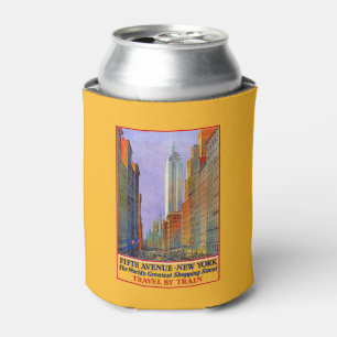 New York USA Vintage Reisegetränkehalter Dosenkühler
