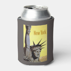 New York USA Vintage Reisekühler Dosenkühler