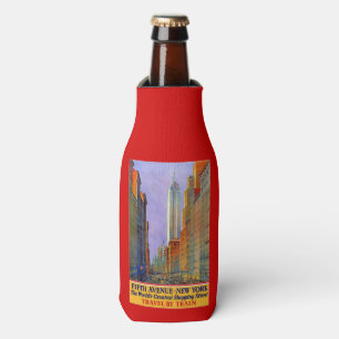 New York USA Vintage Travel Flasche cooler Flaschenkühler