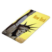 New York USA Vintage Travel Magnet (Linke Seite)