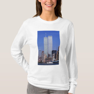 New York, USA. Zwillingstürme der berühmten Welt T-Shirt
