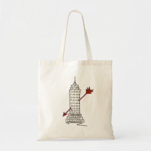 New York Valentine NYC Cupid Arrow Skycraper Bag Tragetasche
