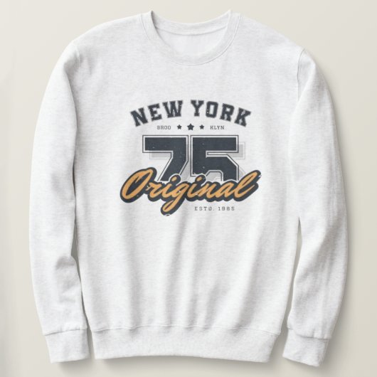 New York varsity letter athletic Sweatshirt (Design vorne)