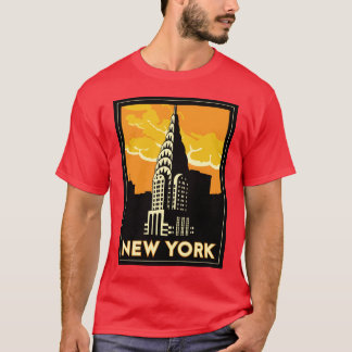 New York Vereinigte Staaten USA Vintage Retro Reis T-Shirt
