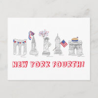 New York Vierte NYC Patriotic 4. Juli Feier