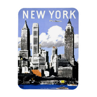 New York Vintag Reise Magnet