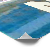 New York, Vintage Flugreise Poster (Ecke)