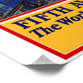 New York Vintage Poster (Ecke)