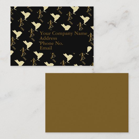 NEW YORK VISITENKARTE (Vorne/Hinten)